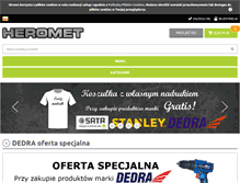 Tablet Screenshot of heromet.pl